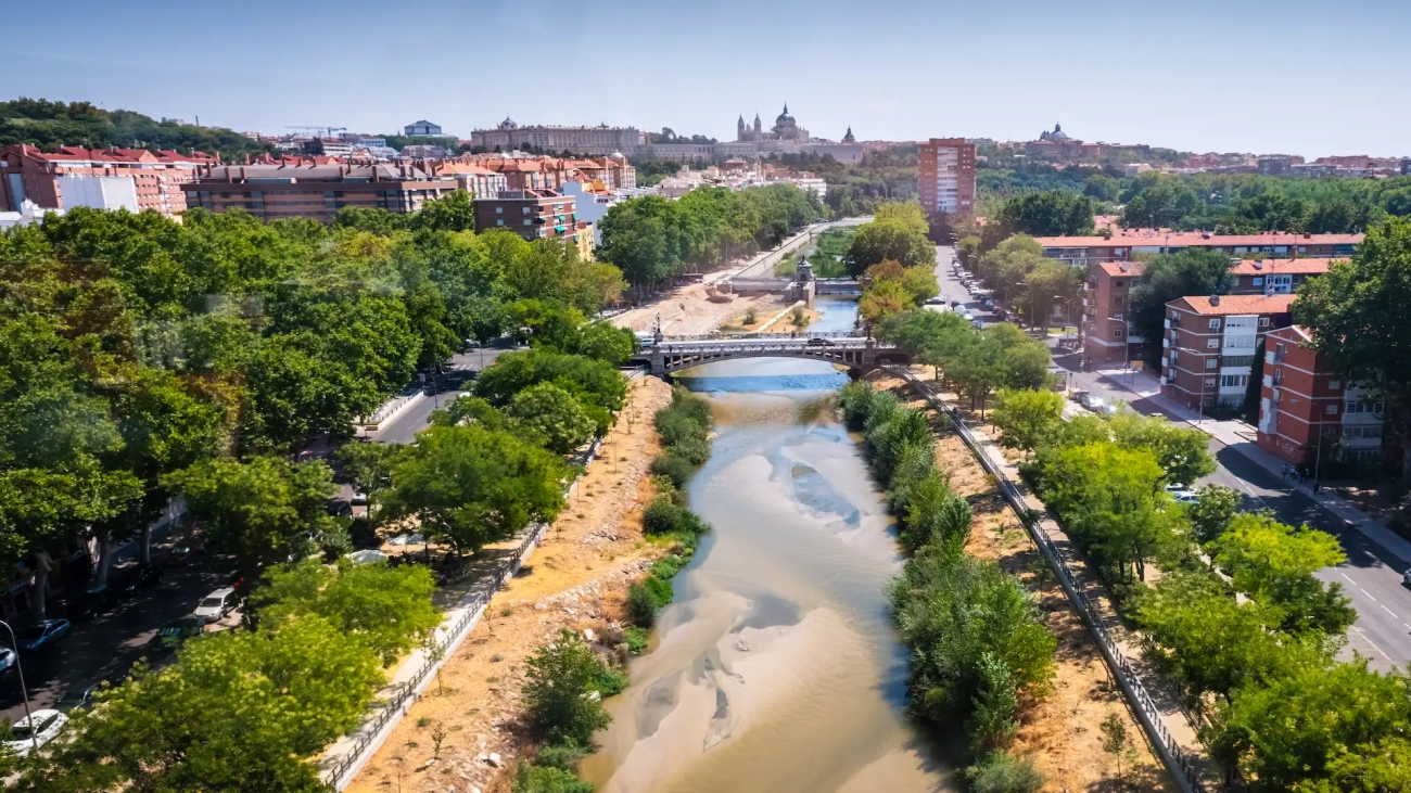 Vista de Madrid en verano