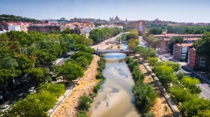 Vista de Madrid en verano