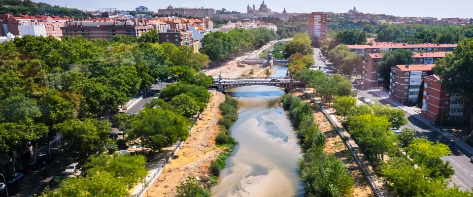 Vista de Madrid en verano