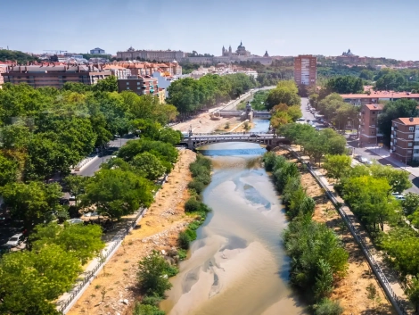 Vista de Madrid en verano