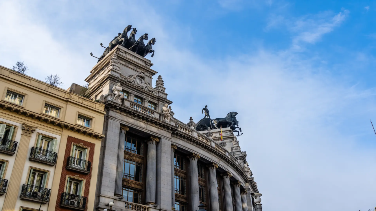Edificio neoclásico en Madrid.