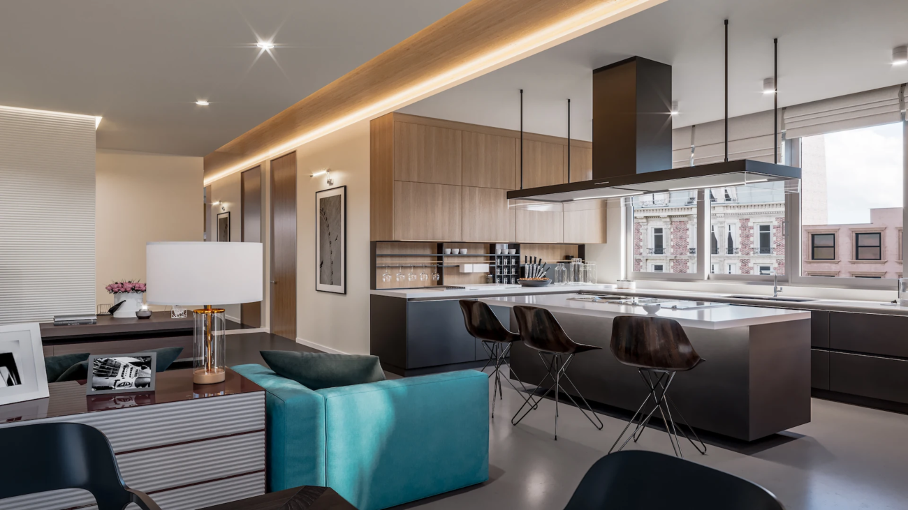 Como decorar una cocina salón