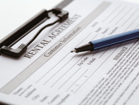 documento para un contrato de alquiler