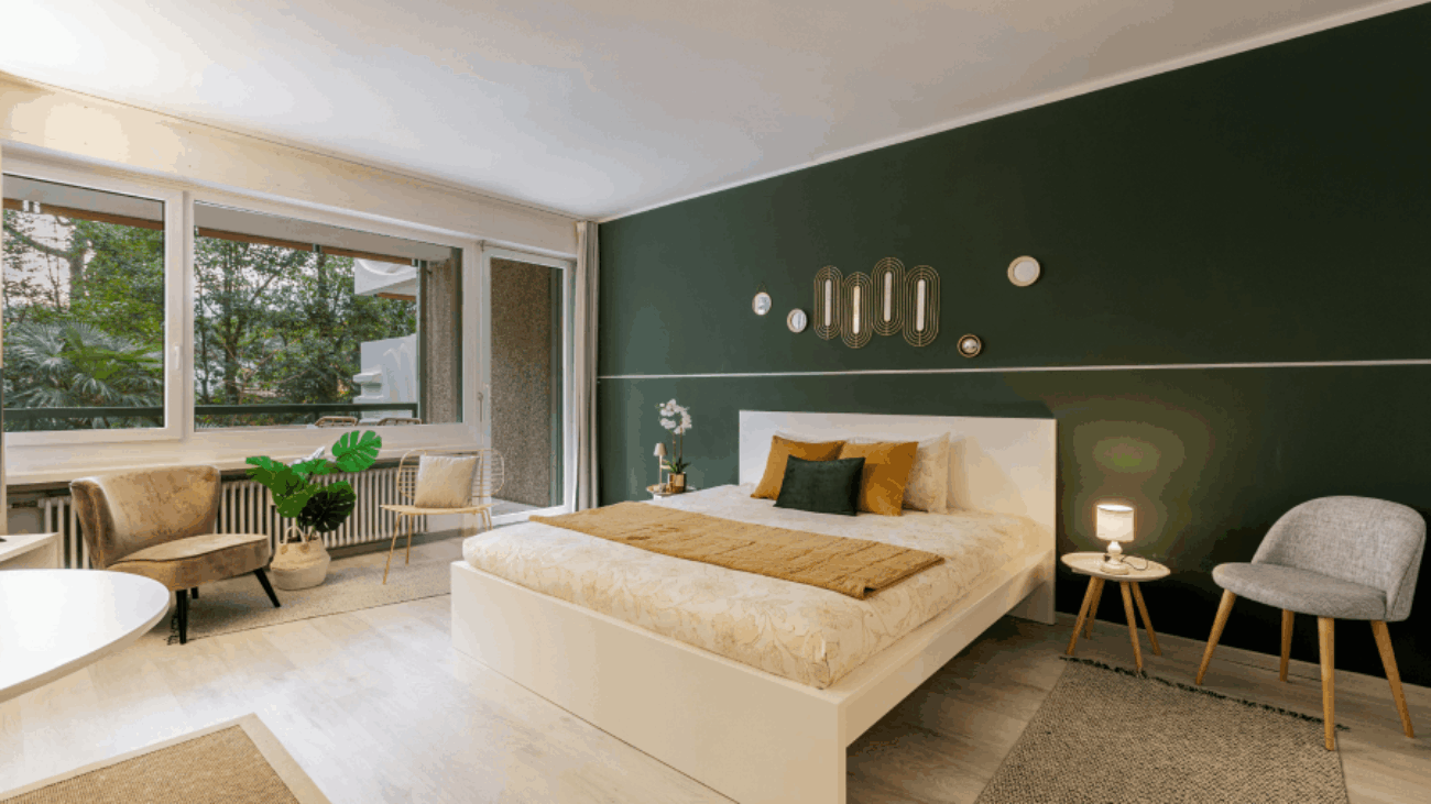 Habitación cómoda para desplazamiento sanitario