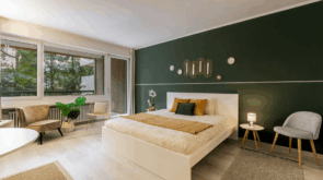 Habitación cómoda para desplazamiento sanitario