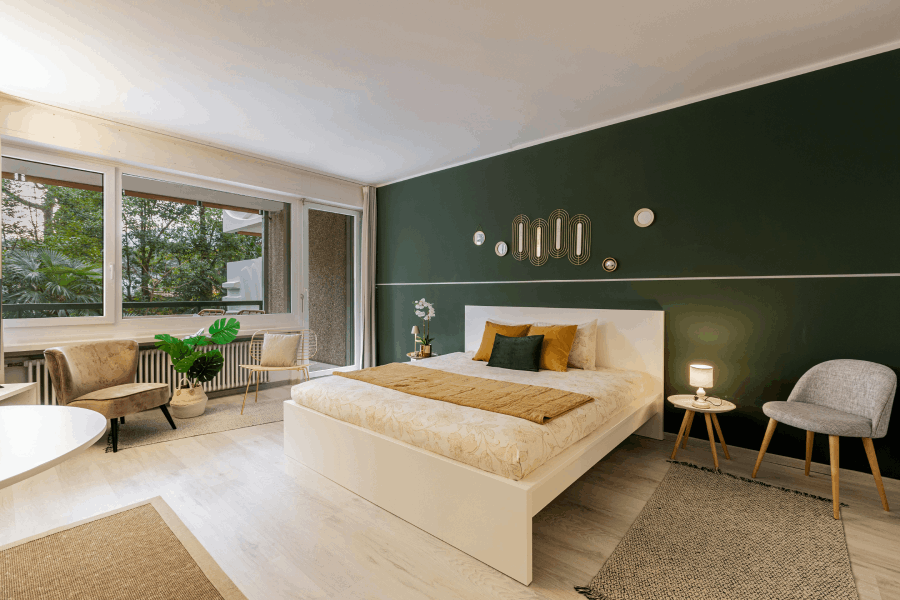 Habitación cómoda para desplazamiento sanitario